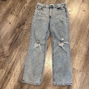 NWOT eunina super high rise dad jeans